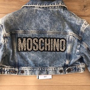 h&m moschino denim jacket
